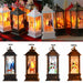 Christmas Lantern Santa Deer Snowman Lamp For Home Party New Year Decoration