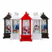 Christmas Lantern Santa Deer Snowman Lamp For Home Party New Year Decoration