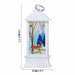 Christmas Lantern Santa Deer Snowman Lamp For Home Party New Year Decoration