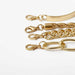 Punk Curb Cuban Chain Bracelets Set Women Thick Gold Color Charm Bracelets Jewelry