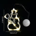 Christmas Led Light Hanging Ornaments LED Suction Lamp For Christmas New year