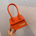 Women's Leather Designer Handbag Small PU Leather Flap-Bag