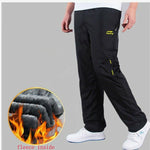 Men's Sweatpants Trousers Autumn Winter Velvet Warm Quick-drying Loose Winter Wear Pants