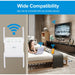 5 Ghz WiFi Repeater Wireless 1200Mbps Wi-Fi Amplifier 802.11N Long Range 2.4G Signal Booster