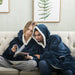 Oversized Hoody Blanket Winter Sweatshirt Hoodies Fleece Blanket With Sleeves