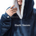 Oversized Hoody Blanket Winter Sweatshirt Hoodies Fleece Blanket With Sleeves