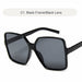 Luxury Oversize Square Sunglasses Women Big Frame Gradient Sun Glasses