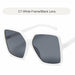 Luxury Oversize Square Sunglasses Women Big Frame Gradient Sun Glasses