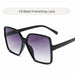 Luxury Oversize Square Sunglasses Women Big Frame Gradient Sun Glasses