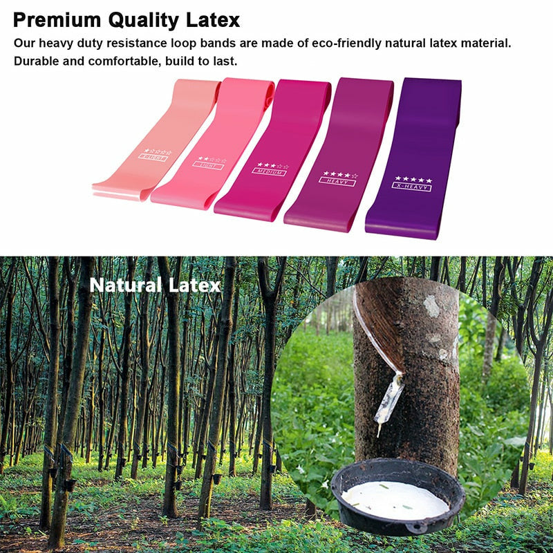 tree training rubber bands Yoga Training Fitness Gym Exercise Strength Training Resistance Bands – Atom Oracle