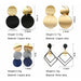 Statement Drop Earrings For Women Fashion Vintage Geometric Long Dangle Earrings