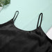 Backless Satin Sexy Pajamas Loose Spaghetti Strap Intimate Lingerie Sleepwear For Women