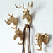 Wall Coat Rack Home Wall Decoration Animal Head Luxury Designer Rack