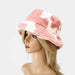 New Winter Cow Print Plush Bucket Hats for Women Men Outdoor Warm Hat