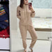 Two Piece Set Tracksuit Women's Hooded Sweatshirt & Pants Sportswear
