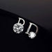 Shiny D Letter Queen Earrings Women Fashion Trendsetter Lady Earrings Jewelry