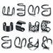 12pcs/set Fashion Ear Cuffs Leaf Clip Earrings Women Climbers No Piercing Earrings Set