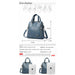 High Quality PU Leather Backpack Women Shoulder Bags Multifunction Travel Backpack