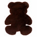 Cartoon Living Room Carpet Bear Rugs Soft -Skid Floor Area Rug Shaggy Faux Fluffy Carpet Mats