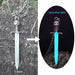 Luminous Pendant Necklace Knight Spear Arrow Glow In The Dark Pike Unisex Necklace Jewelry