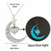 Luminous Pendant Necklace Knight Spear Arrow Glow In The Dark Pike Unisex Necklace Jewelry