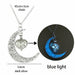 Luminous Pendant Necklace Knight Spear Arrow Glow In The Dark Pike Unisex Necklace Jewelry