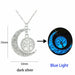 Luminous Pendant Necklace Knight Spear Arrow Glow In The Dark Pike Unisex Necklace Jewelry