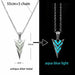 Luminous Pendant Necklace Knight Spear Arrow Glow In The Dark Pike Unisex Necklace Jewelry