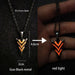 Luminous Pendant Necklace Knight Spear Arrow Glow In The Dark Pike Unisex Necklace Jewelry