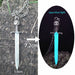 Luminous Pendant Necklace Knight Spear Arrow Glow In The Dark Pike Unisex Necklace Jewelry