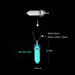 Luminous Pendant Necklace Knight Spear Arrow Glow In The Dark Pike Unisex Necklace Jewelry