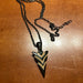 Luminous Pendant Necklace Knight Spear Arrow Glow In The Dark Pike Unisex Necklace Jewelry