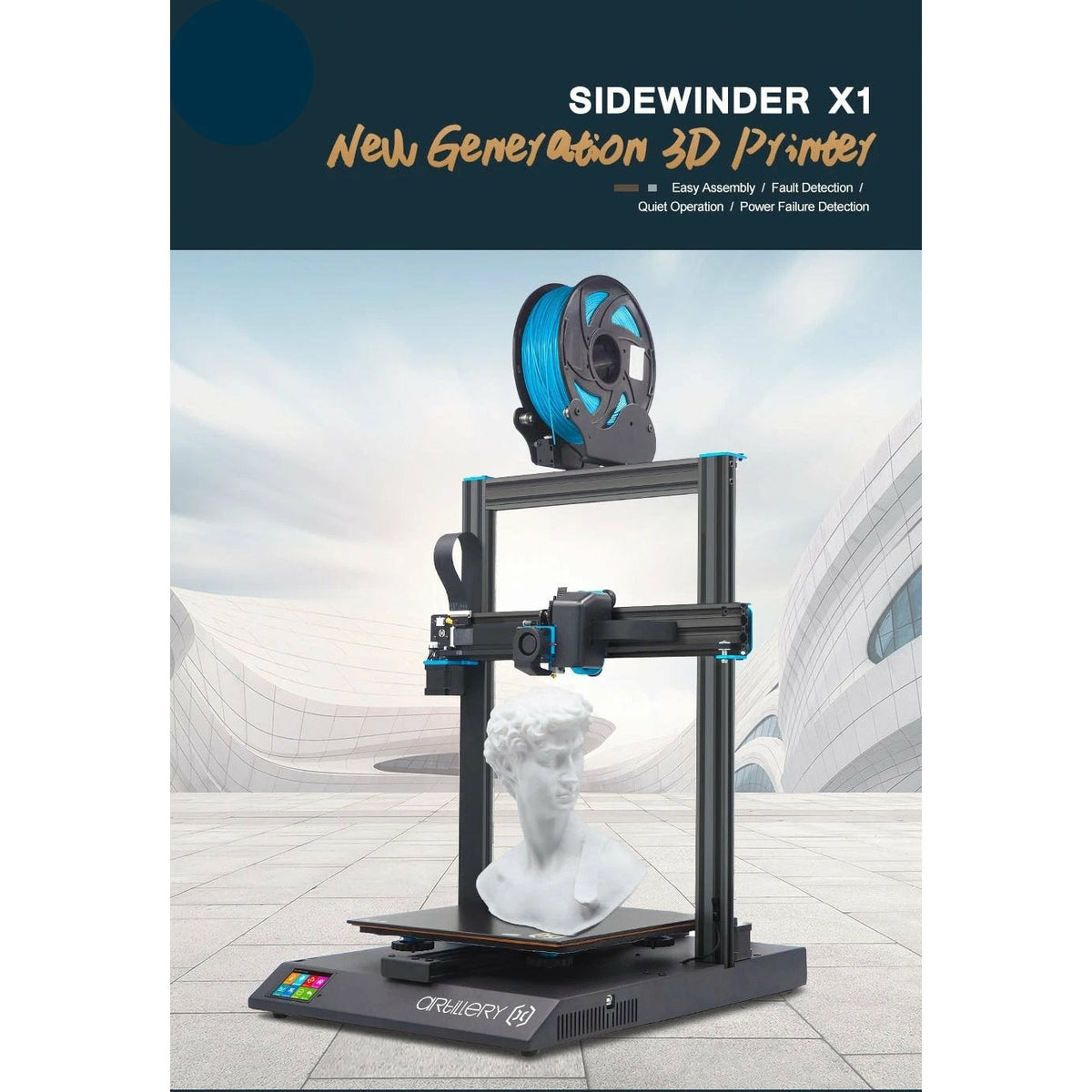Artillery 3d Printer kit Sidewinder X1 High Precision 3D Printer – Atom ...