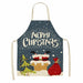 Christmas Apron Home Kitchen Accessories New Year Christmas Cooking Gifts