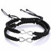 Fashion Couple Bracelets Charm Infinity Bracelets 2Pcs/Set Handmade Bracelet Jewelry
