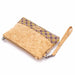 Natural Cork Designer Pattern Women Envelope Clutch Handbags