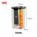 700/1300/1800ML Food Storage Container Kitchen Multigrain Transparent Storage Tank