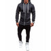 New Men's Hoodies Sweatshirts Zipper Hoodie Solid Color Men Hoody Sweatshirt