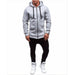 New Men's Hoodies Sweatshirts Zipper Hoodie Solid Color Men Hoody Sweatshirt