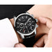Men Watches LIGE Brand Leather Chronograph Waterproof Sporty Wristwatch