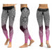 Women Fitness Leggings Sexy Gym Sportswear Elastic Printed Yoga Pants