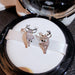 Creative Stylish Elk Crystal Deer Stud Earrings Women Fashion Jewelry