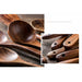 7pcs/set  Teak Natural Wood Utensils Special Nano Skimmer Cooking Tool Set