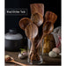 7pcs/set  Teak Natural Wood Utensils Special Nano Skimmer Cooking Tool Set