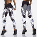 Women High Waist Stretch Spandex Digital Printed Leggings Yoga Pants