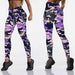 Women High Waist Stretch Spandex Digital Printed Leggings Yoga Pants