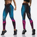 Women High Waist Stretch Spandex Digital Printed Leggings Yoga Pants