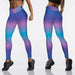 Women High Waist Stretch Spandex Digital Printed Leggings Yoga Pants