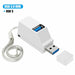 Wireless 3 in 1 USB 3.0 Hub Adapter PC Computer USB 2.0 Charge Hub 3 Ports Splitter