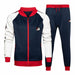 Men Tracksuit Sports Wear Fashion Color Block Jogging Suit Autumn Winter Men Outfits Gym Clothes
